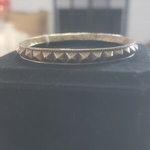Giles & Brother Elegant Gold-Tone Studded Bracelet Vintage